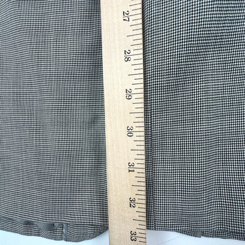 Marzoni Mens Blazer 48R Gray Plaid Lanificio di Marzoni Wool Silk Blend 3 Button - Picture 14 of 15